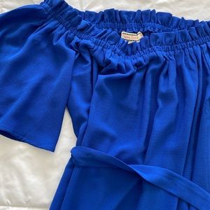 Flying tomato off shoulder maxi dress